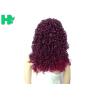Buy cheap Kinky Curly Long Synthetic Wigs Natural Hair Line Mixed Color For Women from wholesalers