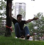 polyester Slackline Rope Length 1m-200m 5000 Lbs / Inch Customized Color