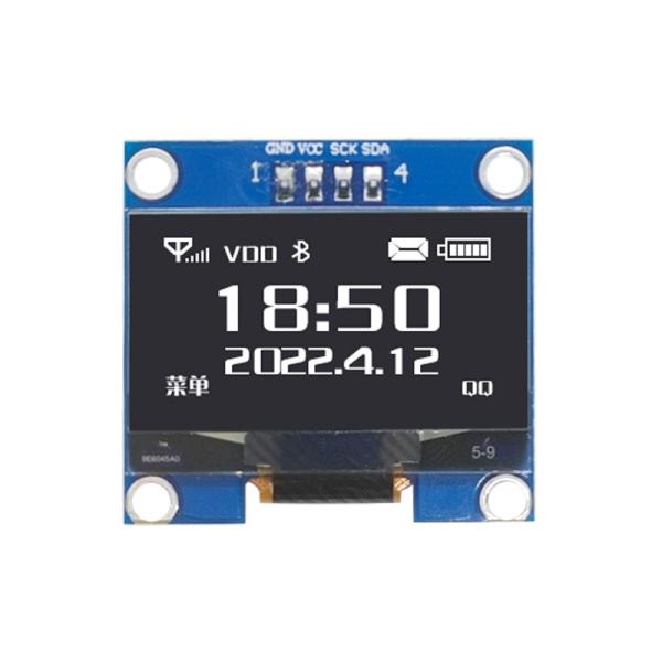 1.3 Inch Square Oled Display 128*64 Dots 4pins IIC Interface Driving IC CH1116