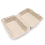 9 Inch Microwave Safe Pulp Food Container Paper Pulp Containers