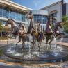 Buy cheap Bronze Horse Fountain Sculpture Copper Garden Animal Waterscape Statue Large Metal Outdoor Decoration Custom from wholesalers