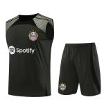 Quick Dry Black Training Vest Polyester Fabric Sleek Football Weight Vest