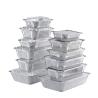 Buy cheap Convenient divided lunch box of aluminum foil tray take-out aluminium food from wholesalers