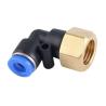 Buy cheap PLF Series Push Connect Air Fittings 90 Degree Pneumatic Tube Male Elbow 1/4" NPT Thread from wholesalers