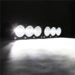 Wholesales single row offroad led light bar CREE LED PC lens HCB-L60SDC flood