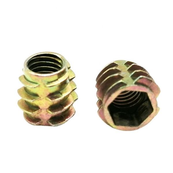 Buy cheap Iron 3/8-16" Threaded Nuts For Wood Pronged M5 M6 Size Galvanized from wholesalers
