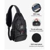 Buy cheap WATERFLY PACKABLE SMALL CROSSBODY SLING BACKPACK SHOULDER CHEST BAG DAYPACK FOR HIKING TRAVELING from wholesalers