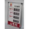 Buy cheap Manual Turnover 7 Segment Gas Price Sign Plastic Number Display Board from wholesalers