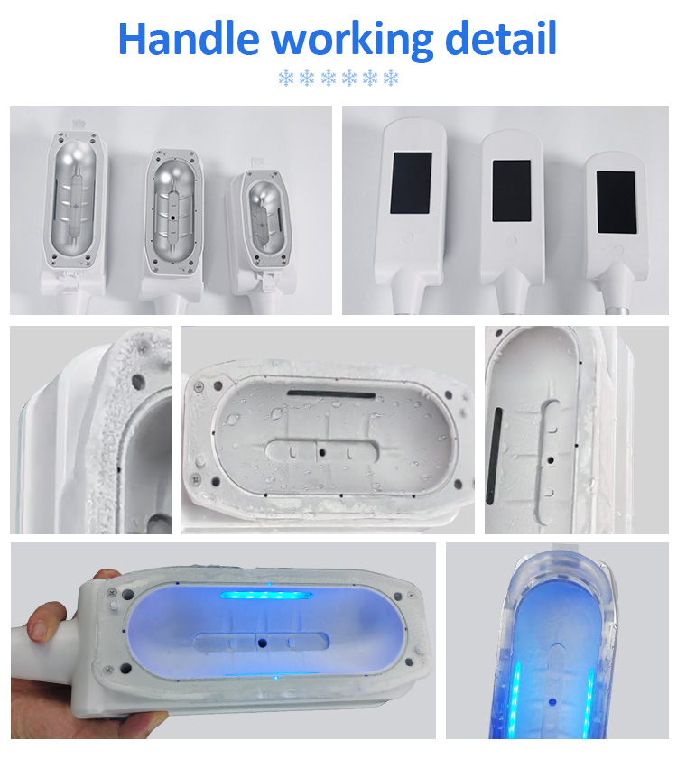 360 degree cooling 3S freezing fat body slimming machine with 4 cryo handles