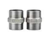 1/4''--4.0'' Stainless Steel 201 304 316 Short Hex Thread Nipple for Hydraulic