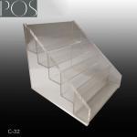 Acrylic counter top display for candy on the table
