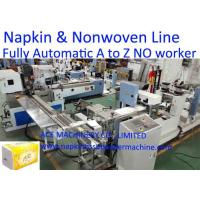 Buy cheap Automated Two Colors Printing 1/6 tallfold Napkin Production Line product