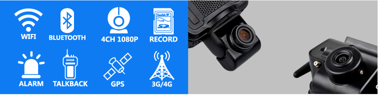 4G MDVR GPS WIFI 4ch AHD SD CARD 4G MOBILE DVR Advanced Vehicle Camera System for Taxi