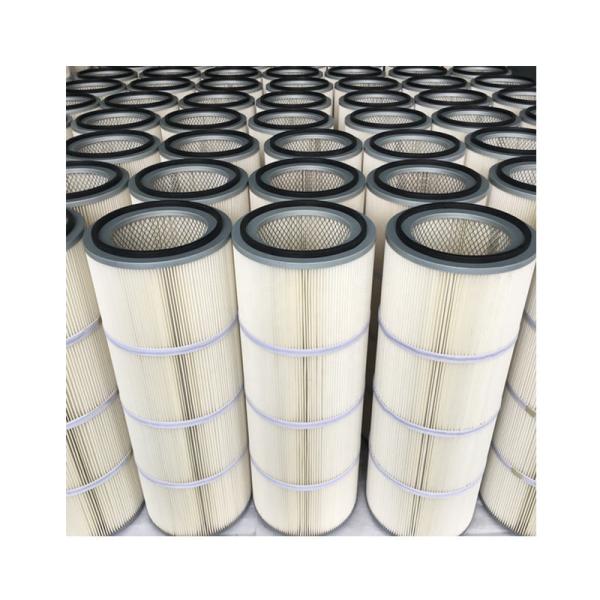 Buy cheap Spunbonded Dust Collector Filter Cartridge 5 Micron Washable from wholesalers