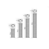 Buy cheap 10W To 20W 100V Aluminum Alloy Sound Column Speakers In White Printing product