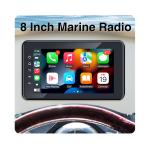 8 Inch Boat Multimedia Player IPX6 Waterproof Bluetooth Marine Stereo Digital