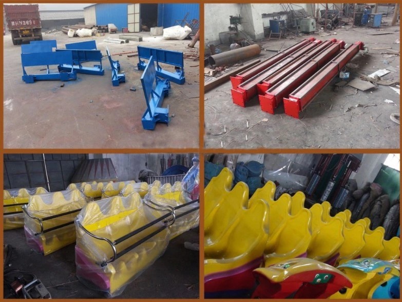 Thrilling FRP Material Fun Park Rides , Amusement Park Jumping Machine