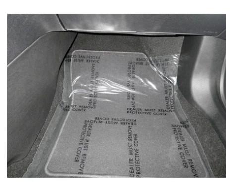 Buy cheap Sticky 53.34cm 4 Mil Carpet Protection Roll Textured Anti Slip Finish from wholesalers