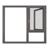 Buy cheap Double Inward Opening Thermal Insulated Aluminum Casement Windows from wholesalers