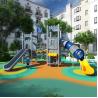 Buy cheap LLDPE Plastic Galvanized Steel Outdoor Playground Slide Anti Crack from wholesalers