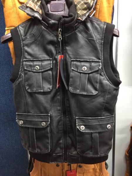 Buy cheap MP-1511 Men's PU vest jacket coat from wholesalers