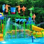 Spray Water Park Equipment Fiberglass Water Slide Playground