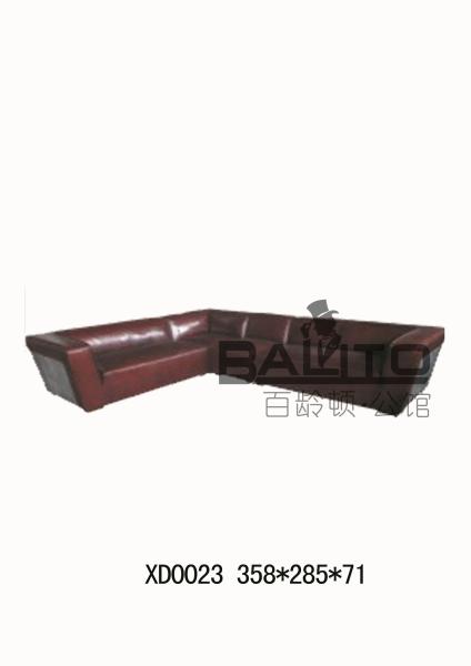 Buy cheap classical America style antique leather section sofa from wholesalers