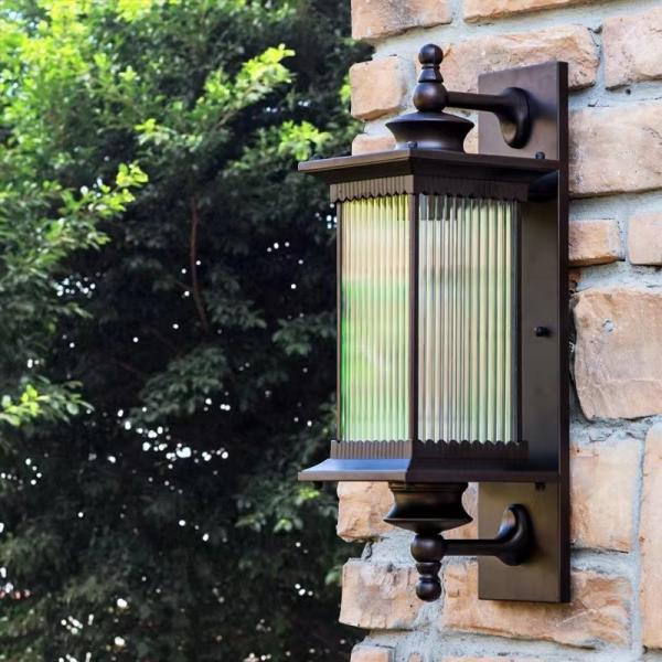 Buy cheap E27 Outdoor Waterproof Led Wall Lights For Pathway Aluminium Glass 280x600MM 220V from wholesalers
