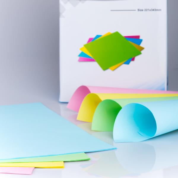 Buy cheap Wood Pulp NCR Copy Paper 61*86 Black Image 50/55/62/65GSM Carbonless Paper from wholesalers