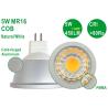 Buy cheap Energy Saving Aluminium 5W 450LM CRI80 Bright G5.3 MR16 Natural White COB Spotlight from wholesalers