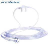Buy cheap Medical Disposable Soft Nasal Oxygen Cannula , PVC Transtracheal Oxygen Cannula product
