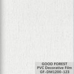 Decorative PVC Film For Furniture Cloth Grain Type Good Flowability