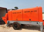 Electric Concrete Pumping Equipment , 6200kg Mini Concrete Pump Machine