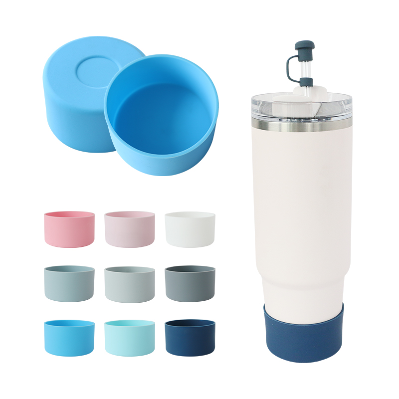 Silicone cover bottles Water Bottle Boot for Owala 7.5cm 40oz Anti-Slip Protective Sleeve Bottom Sleeve Cup Cover Accessories