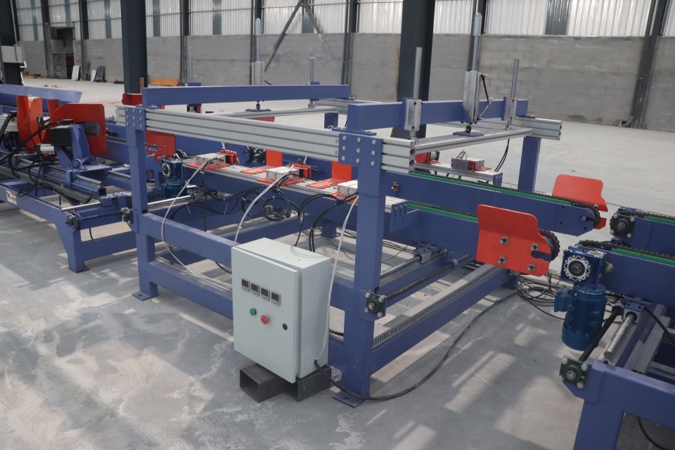 Tray Corner Cutter Wood Pallet Corner Cutting Machine Circular Disc Saw Machine