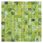 300x300mm Crystal Glass Mosaic Tile For Balcony Kitchen Bathroom Wall Swimming