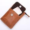 Buy cheap Luxury Crossbody Neck Wallet 4.9*7.3*2.3'' Black Genuine Leather Multifunctional Travel Bag from wholesalers