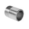 Buy cheap Cylindrical SS304/316 Single Head Outer Thread Welding Pipe Nipple 1" NPT BSPP BSPT G from wholesalers