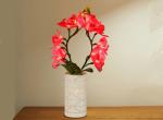 LED decorative vase Huilan lamp small night light restaurant decorative table
