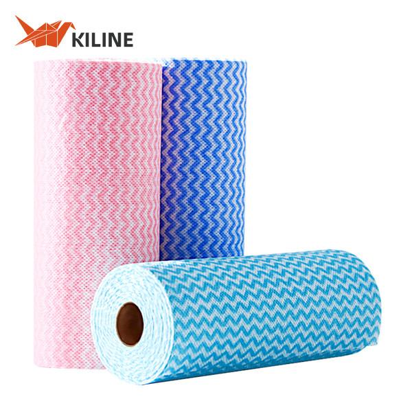 Buy cheap Multicolor Disposable Cleaning Cloths Commercial Household Kitchen Towels 80gsm from wholesalers