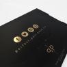 Buy cheap Burgundy Velvet Wedding Cards Envelope Gold Foil Print Velvet Wedding Invitation Cards from wholesalers