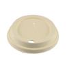 Buy cheap Biodegradable Eco Compostable Cup Cover Natural Sugarcane Bagasse Pulp 80mm White Paper Cup Lids from wholesalers