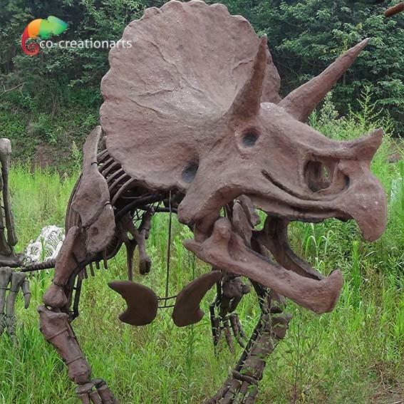Buy cheap Road Decoration Dinosaur Triceratops Skeleton from wholesalers