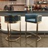 Buy cheap High Rebound Sponge Stainless Steel Bar Stool With Arms from wholesalers