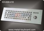 67 keys Metal desktop Industrial keyboard with Trackball for Industrial Control