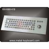 Buy cheap 67 keys Metal desktop Industrial keyboard with Trackball for Industrial Control Platform from wholesalers
