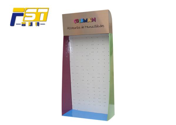 4C Offest Printing Side Wing Display , Easy advertising Cardboard Sidekick