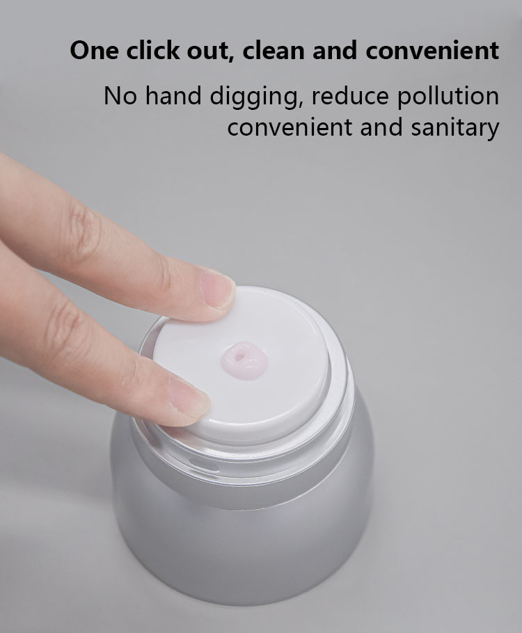 30g/50g Customized Color and Customized Logo Acrylic Airless Jar Skincare Cosmetic Jar Skin care packaging UKC44