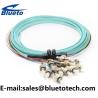 Buy cheap OM3 FC Ribbon Fan Out Fiber Optic Pigtail 12fiber FC Multi Mode Ribbon Fiber Pigtail 12Colors from wholesalers
