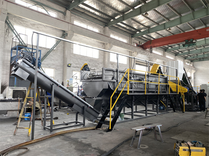 500kg/h Hard Plastic PP Daily Chemical Bottle Recycling Washing Production plant
